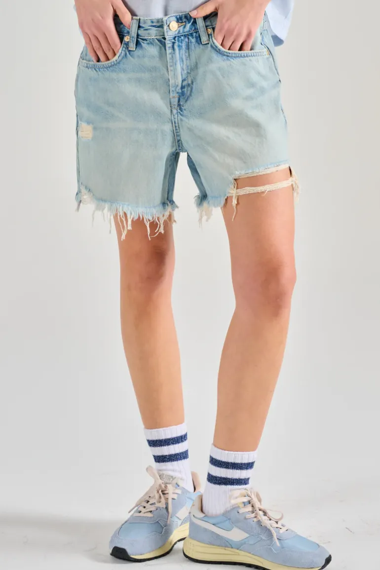 Shorts monroe denim azzurro