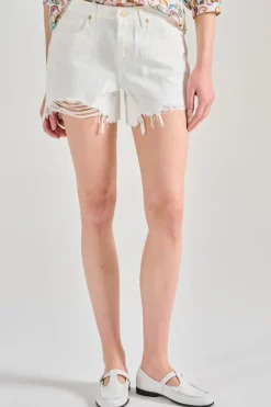 Shorts monroe denim bianco