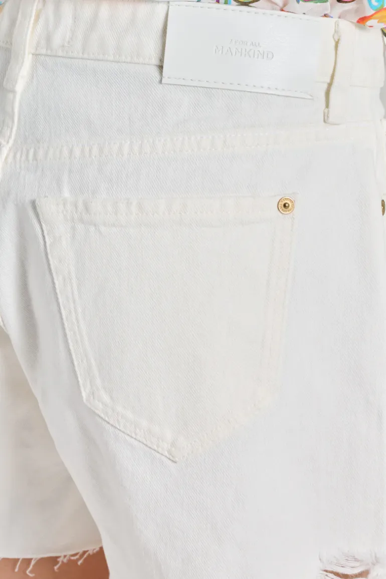 Shorts monroe denim bianco