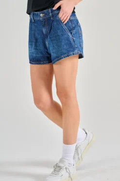 Shorts sun tessuto blu