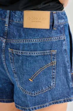 Shorts sun tessuto blu