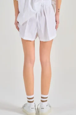 Shorts tessuto bianco