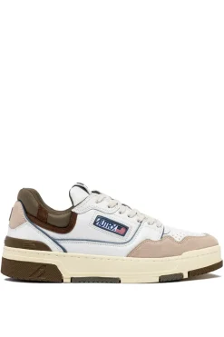 Sneakers clc low main pelle beige