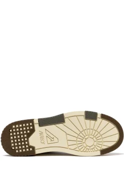 Sneakers clc low main pelle beige