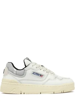 Sneakers clc low pelle bianco