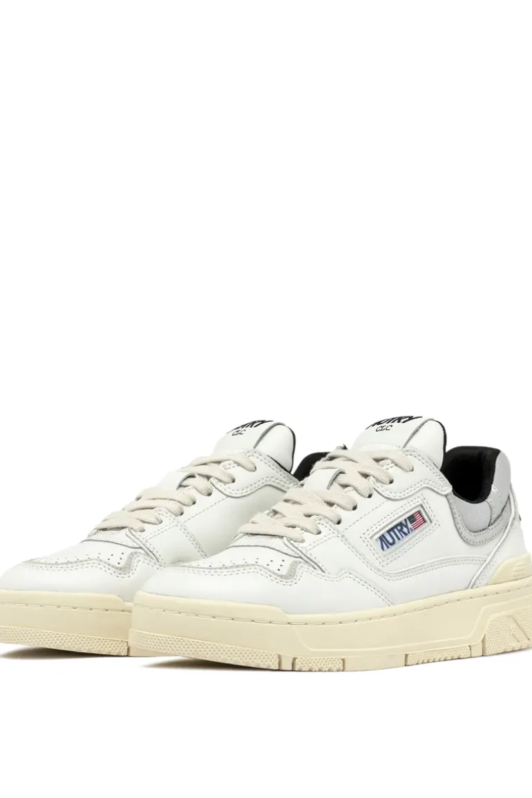 Sneakers clc low pelle bianco