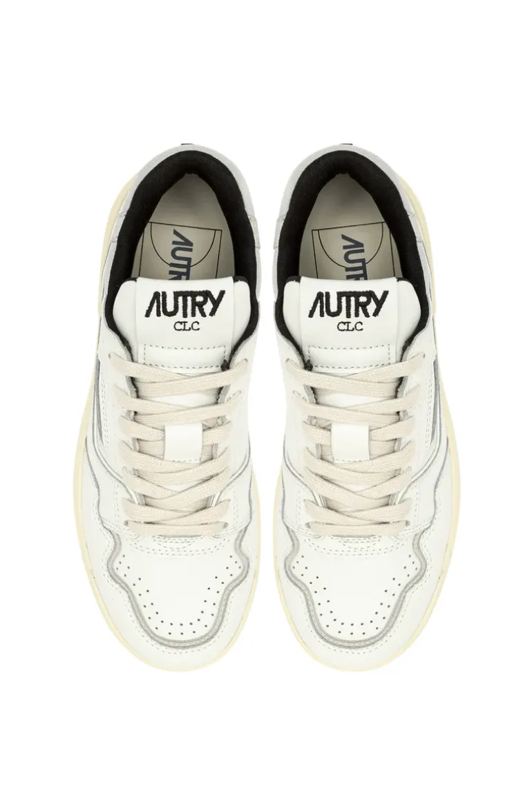 Sneakers clc low pelle bianco