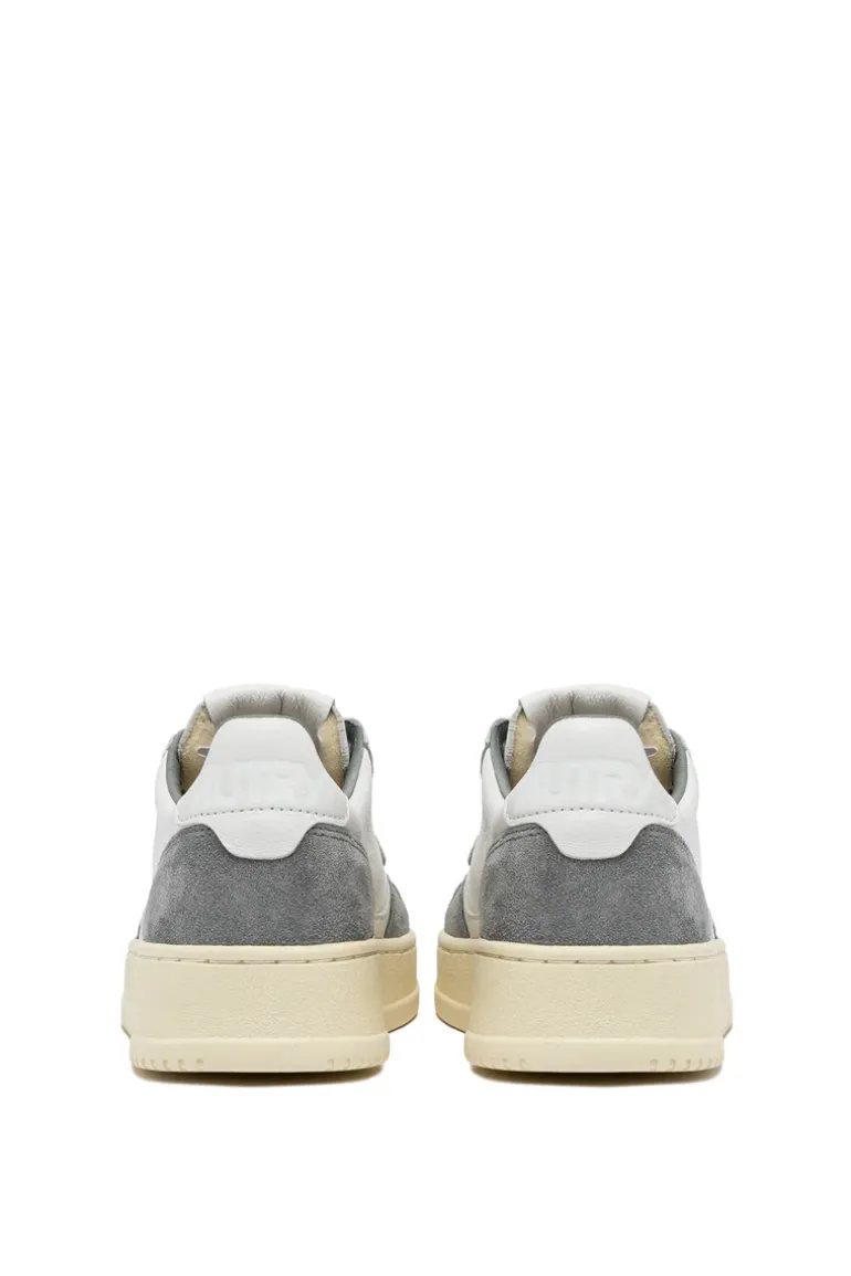 Sneakers medalist low goat suede grigio