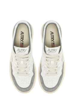 Sneakers medalist low goat suede grigio