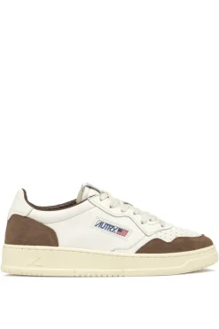 Sneakers medalist low goat suede marrone