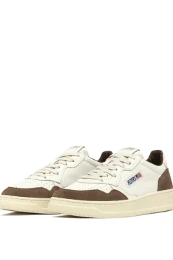 Sneakers medalist low goat suede marrone