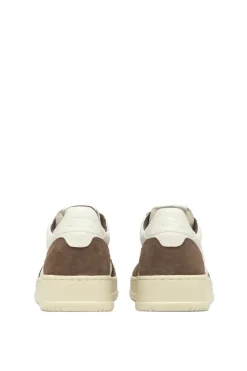 Sneakers medalist low goat suede marrone
