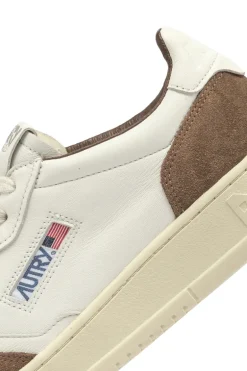 Sneakers medalist low goat suede marrone