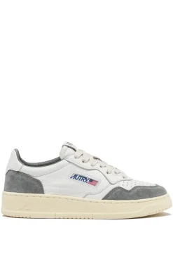 Sneakers medalist low goat suede grigio