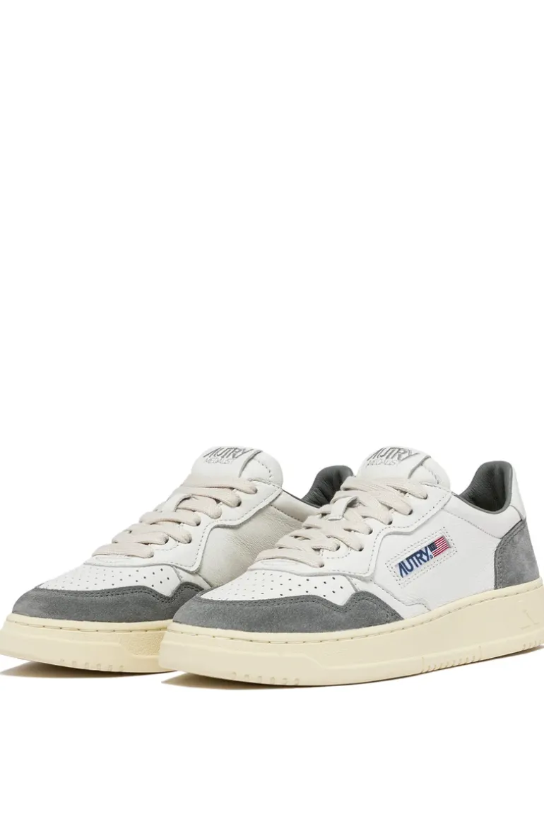 Sneakers medalist low goat suede grigio