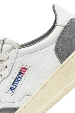 Sneakers medalist low goat suede grigio