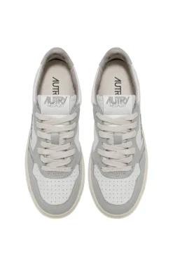 Sneakers medalist low man leat leat grigio uomo