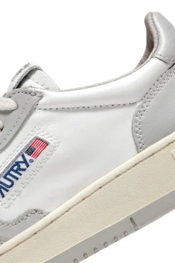 Sneakers medalist low man leat leat grigio uomo