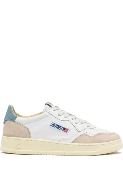 Sneakers medalist low pelle suede bianco