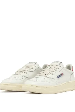 Sneakers medalist low pelle bianco
