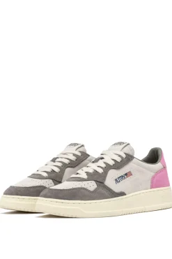 Sneakers medalist low suede rosa