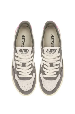 Sneakers medalist low suede rosa