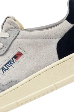 Sneakers medalist low suede grigio