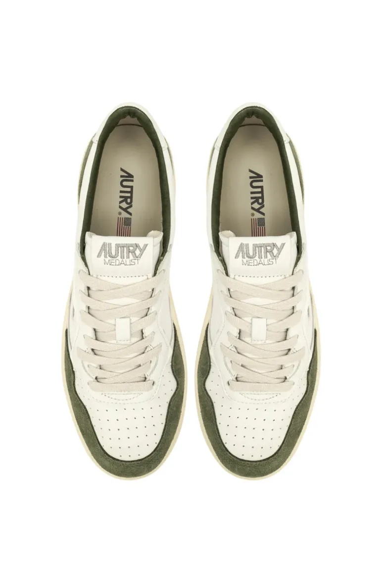 Sneakers medalist low suede verde