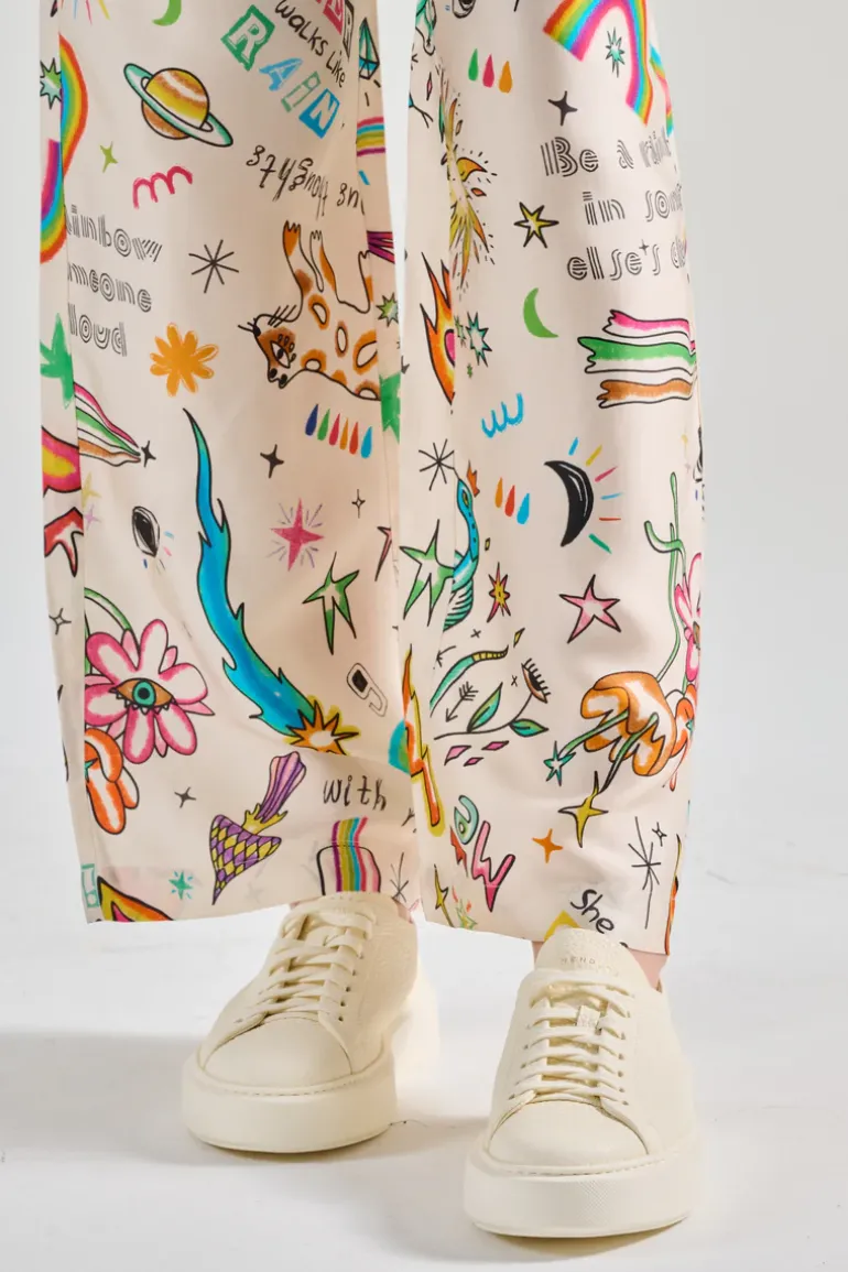 Sneakers pelle bianco