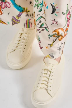 Sneakers pelle bianco