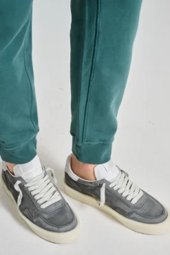 Sneakers pelle grigio