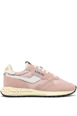 Sneakers reelwind low pelle rosa