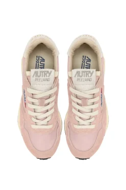 Sneakers reelwind low pelle rosa