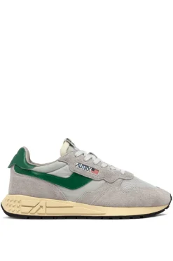 Sneakers reelwind low pelle/tessuto grigio