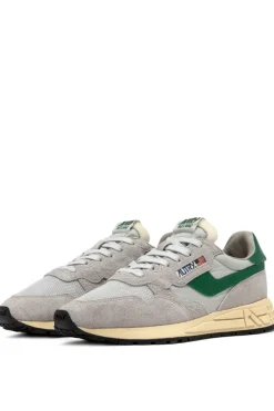 Sneakers reelwind low pelle/tessuto grigio