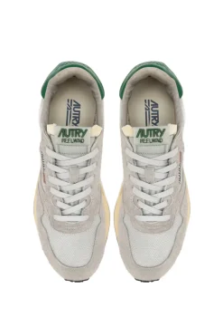 Sneakers reelwind low pelle/tessuto grigio