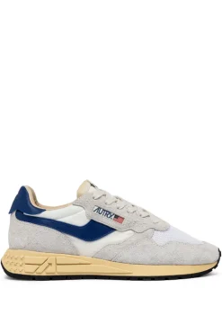 Sneakers reelwind low pelle/tessuto grigio