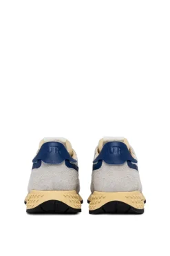 Sneakers reelwind low pelle/tessuto grigio