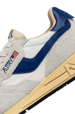 Sneakers reelwind low pelle/tessuto grigio