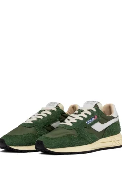 Sneakers reelwind low pelle verde