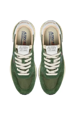 Sneakers reelwind low pelle verde