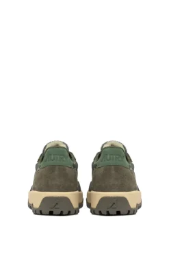 Sneakers super vintage low pelle marrone