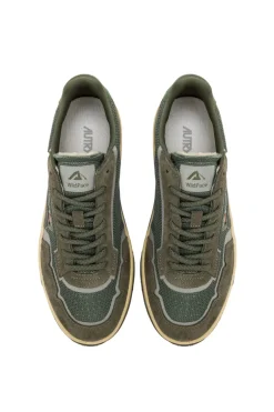 Sneakers super vintage low pelle marrone