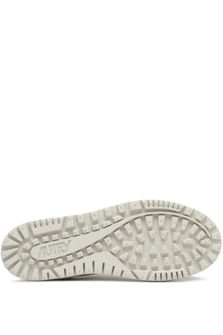 Sneakers super vintage low pelle grigio