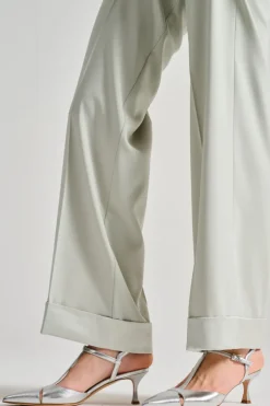 Stringate pelle argento