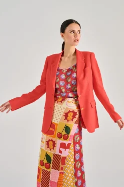 Tagliatore giacca 0205 tessuto rosso