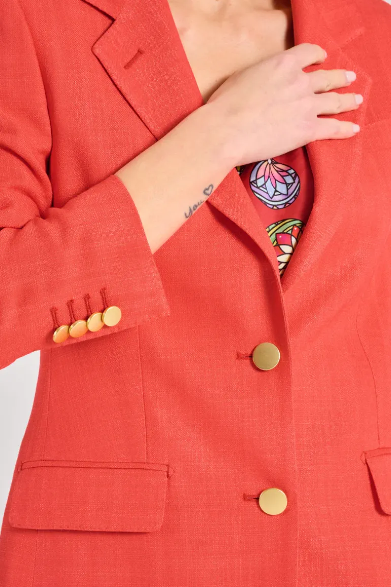 Tagliatore giacca 0205 tessuto rosso