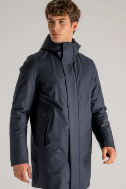 Terzilio floating eskimo jacket blu uomo