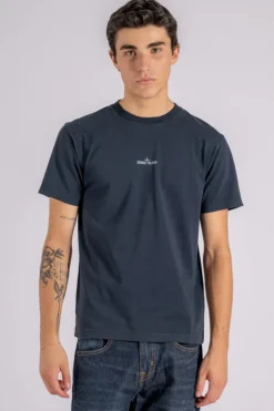 T-shirt 100% cotone blu