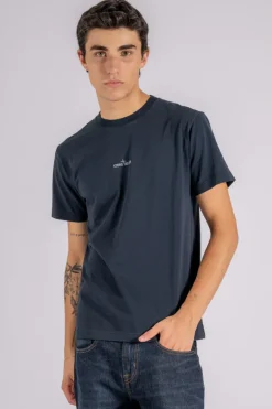 T-shirt 100% cotone blu